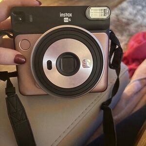 Fujifilm Instax Square SQ6 Instant Film Camera Blush Gold